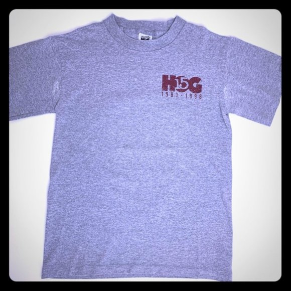 VTG 1998  Harley Owners Group 15th Anniversary Graphic Tee Milwaukee WI Sz S - Picture 1 of 5